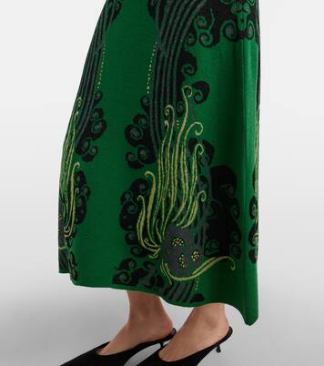 Bee jacquard midi dress | La DoubleJ