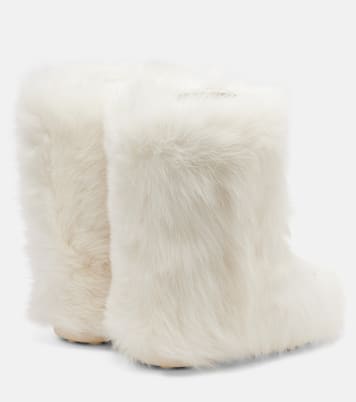 Stiefel aus Shearling | Versace
