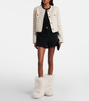 Stiefel aus Shearling | Versace