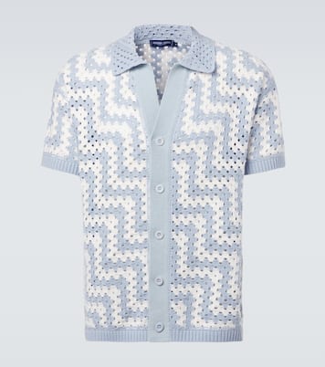 Cardigan Pinto en crochet de coton | Frescobol Carioca