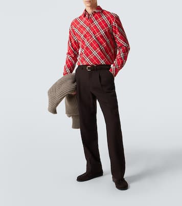 Checked cotton shirt | Burberry