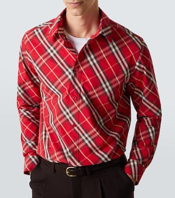 Checked cotton shirt | Burberry