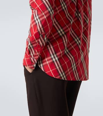 Checked cotton shirt | Burberry