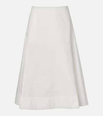 Artin 코튼 미디 스커트 | Khaite