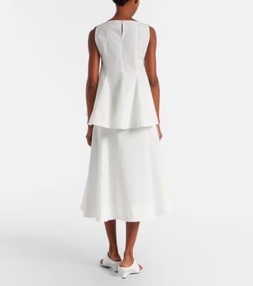 Artin 코튼 미디 스커트 | Khaite