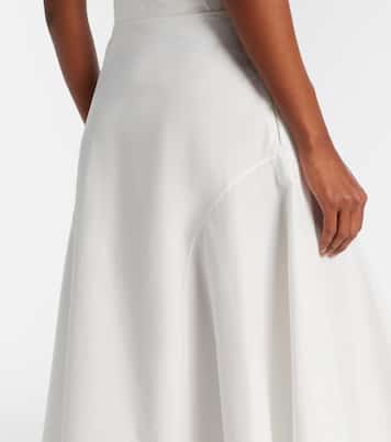 Artin 코튼 미디 스커트 | Khaite