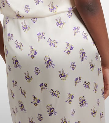 Midirock Shiny Daydream aus Seidensatin | Dorothee Schumacher