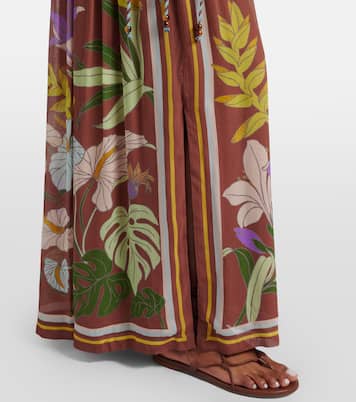 Alfie floral wide-leg pants | Alémais