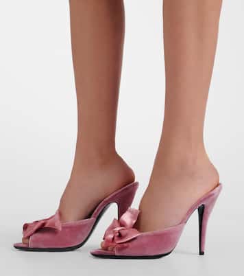 Mules Marie A en velours | Valentino Garavani