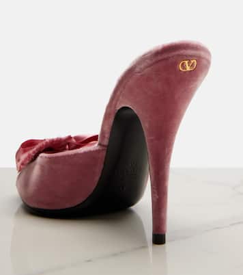 Mules Marie A en velours | Valentino Garavani