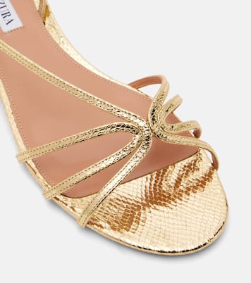 Sandalias Talk To Me de piel grabada | Aquazzura