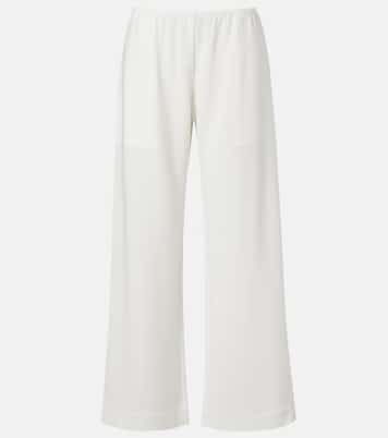Arielle crêpe wide-leg pants | Leset