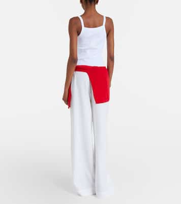 Arielle crêpe wide-leg pants | Leset