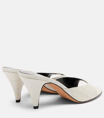 Haze croc-effect patent leather mules | JUDE
