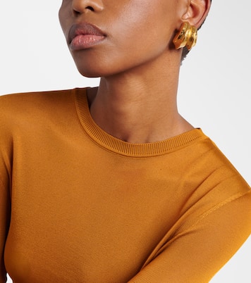 Double Blade clip-on earrings | Saint Laurent