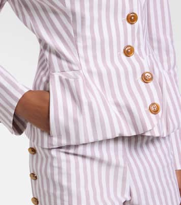 Drunken Tailored striped cotton jacket | Vivienne Westwood