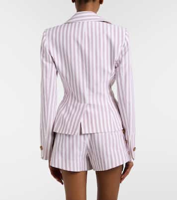 Drunken Tailored striped cotton jacket | Vivienne Westwood