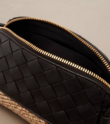 Schultertasche Concert Mini aus Raffiabast | Bottega Veneta