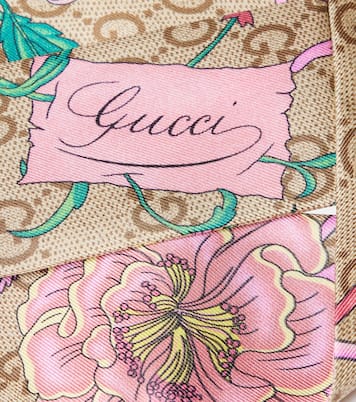 GG floral silk twill scarf | Gucci