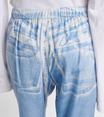 Pantaloni a gamba larga con stampa | Acne Studios