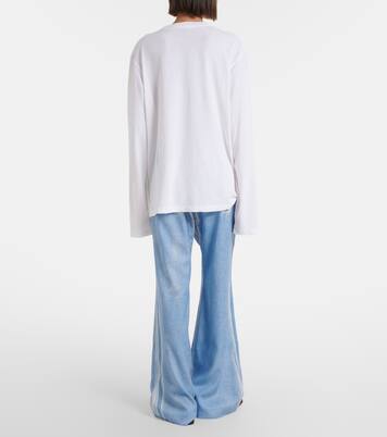 Pantaloni a gamba larga con stampa | Acne Studios