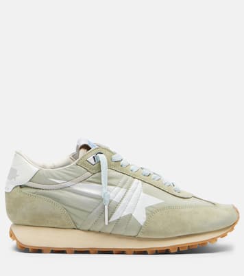 Running Marathon suede-trimmed sneakers | Golden Goose