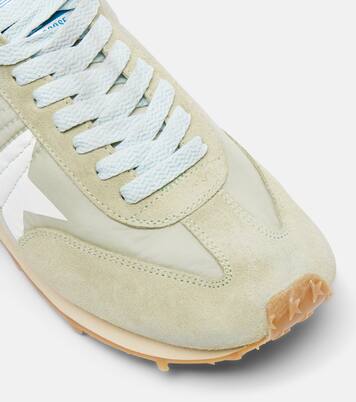 Running Marathon suede-trimmed sneakers | Golden Goose