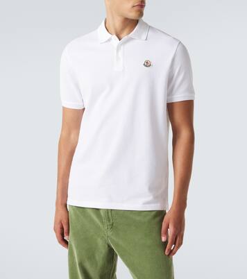 Polo en coton à logo | Moncler