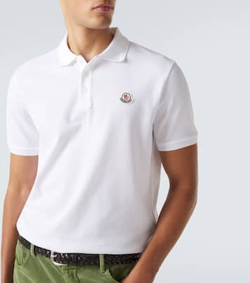 Polo en coton à logo | Moncler