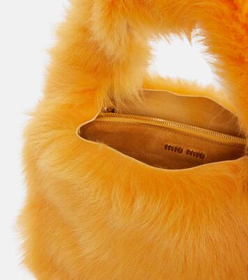 Montone M号羊毛皮单肩包 | Miu Miu