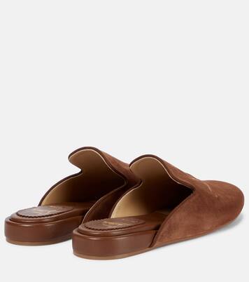 Navy Coolito Donna suede slippers | Christian Louboutin