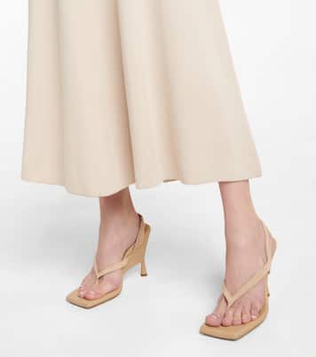 Sandalen Rosie 12 aus Veloursleder | Gia Borghini