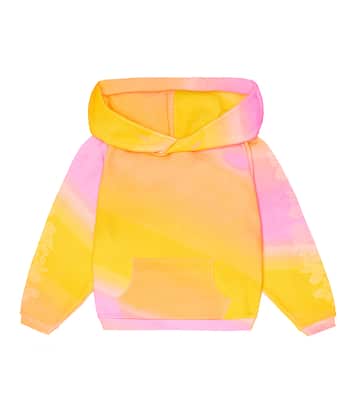 Ombré cotton-blend jersey hoodie | ERL Kids