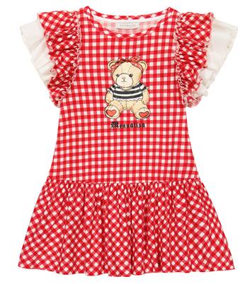 Gingham jersey dress | Monnalisa