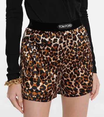 Bedruckte Shorts aus einem Seidengemisch | Tom Ford