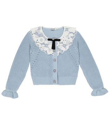 Cotton and wool cardigan | Self-Portrait Kids