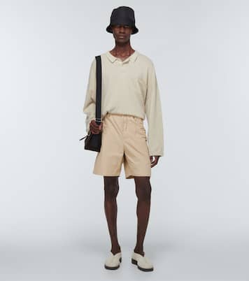 Olin cotton-blend shorts | Nanushka