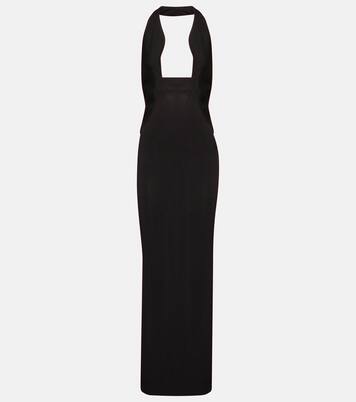 Robe longue en jersey | Christopher Esber