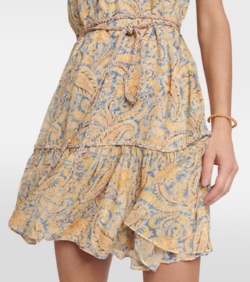 Robe Dria en soie à motif cachemire | Veronica Beard