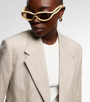 Hem oval sunglasses | Bottega Veneta