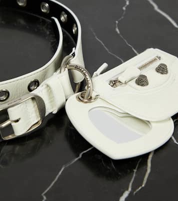 Cinturón Le Cagole Charms de piel | Balenciaga