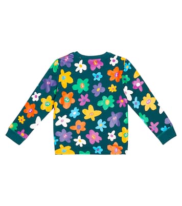 Floral cotton sweatshirt | Stella McCartney Kids