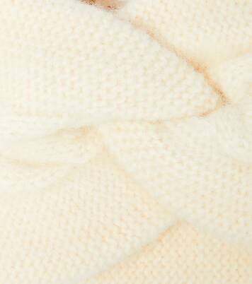 Sidony cable-knit wool and cotton headband | Louise Misha