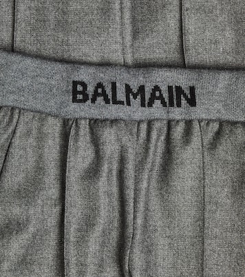 Logo wool pants | Balmain Kids