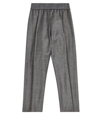 Logo wool pants | Balmain Kids