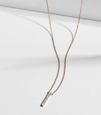 Collana La Barre in oro 14kt con diamanti | Mateo