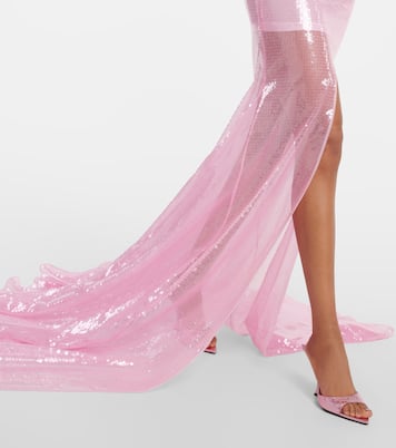 Robe mit Pailletten | David Koma