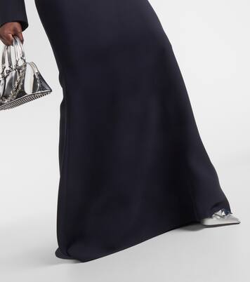 High-Rise-Maxirock aus Seide | Valentino