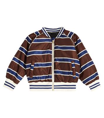 Striped reversible bomber jacket | Mini Rodini