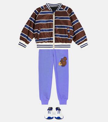 Striped reversible bomber jacket | Mini Rodini